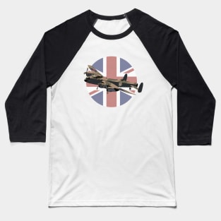 Lancaster British WW2 Airplane Baseball T-Shirt